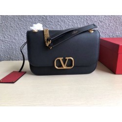 Valentino Medium Vlock Borse a tracolla Nero Vitello Valentino Medium Vlock Borse a tracolla Nero Vitello