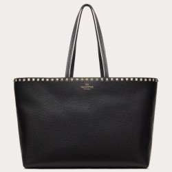 Valentino Rockstud Shopping Borsa Grande Nero
