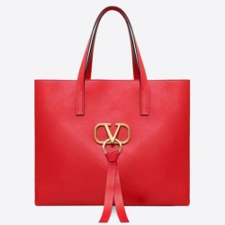 Valentino Garavani Rosso Grande Vring Shopping Tote