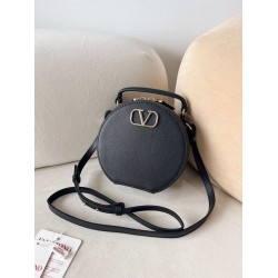 Borsa Mini Valentino VLogo Signature vitello nera