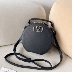 Borsa Mini Valentino VLogo Signature vitello nera