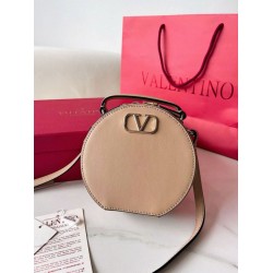Borsa Mini Valentino VLogo Signature vitello beige
