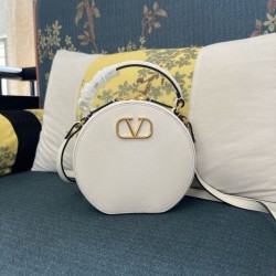 Valentino VLogo Signature Mini Borsa Bianco vitello