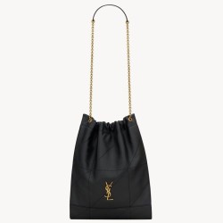 Borsa Pochon Saint Laurent Jamie 4.3 agnello nera