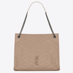 Borsa shopping Saint Laurent Niki media sabbia