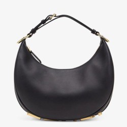 Fendi Fendigraphy Piccola Borsa Hobo Nero