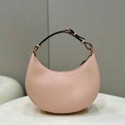 Fendi Fendigraphy Piccola Borsa Hobo Rosa Fendi Fendigraphy Piccola Borsa Hobo Rosa