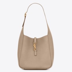 YSL Saint Laurent Le 5 À 7 Borsa A Tracolla Piccola Morbida Beige