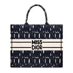 Dior Miss Dior Book Tote Grande Blu scuro