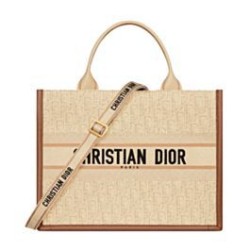 Dior Dior Book Tote Media Albicocca