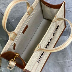 Dior Dior Book Tote Media Albicocca