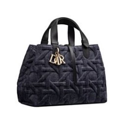 Borsa media Dior Toujours Blu Scuro