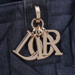 Borsa media Dior Toujours Blu Scuro
