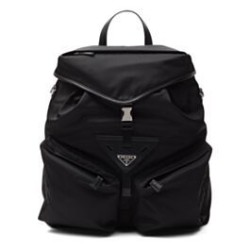 Zaino Prada Hot-nylon e pelle Nero