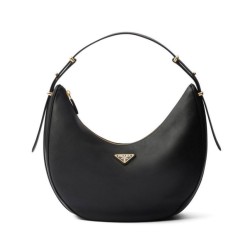 Borsa a tracolla grande Prada 1BC212 Nero