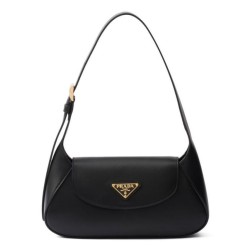 Borsa a tracolla piccola Prada 1BD358 Nero