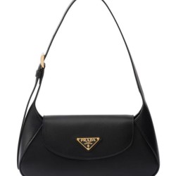 Borsa a tracolla piccola Prada 1BD358 Nero