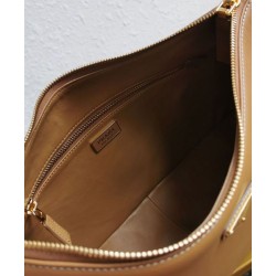 Borsa a tracolla grande Prada Imee 1BC228 Caffè