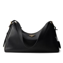 Borsa a tracolla grande Prada Imee 1BC228 Nero
