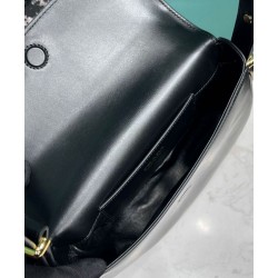 Borsa a tracolla con patta Prada Arque 1BD365 Nero