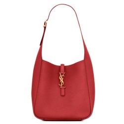 YSL Saint Laurent Le 5 A 7 Supple Piccola Granata Rosso