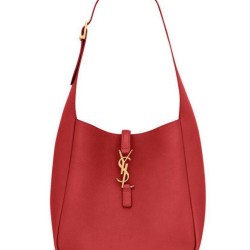 YSL Saint Laurent Le 5 A 7 Supple Piccola Granata Rosso