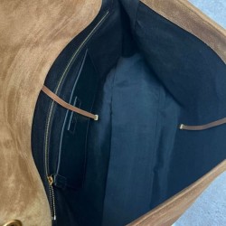 YSL Saint Laurent Grande Jamie 4.3 In Pelle Scamosciata Fulvo