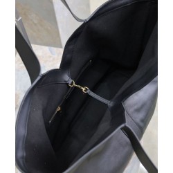 YSL Saint Laurent Y Borsa Tote in Pelle Nera