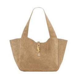 YSL Saint Laurent Le 5 A 7 Bea In Pelle Scamosciata Fulvo