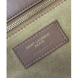 YSL Saint Laurent Le 5 A 7 Bea In Pelle Scamosciata Fulvo YSL Saint Laurent Le 5 A 7 Bea In Pelle Scamosciata Fulvo
