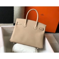 Borsa Hermes Trench Clemence Birkin 30 cm GHW Borsa Hermes Trench Clemence Birkin 30 cm GHW