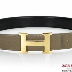 Hermes 50 millimetri originale Vitello Cintura in pelle HB116-5