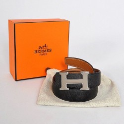 Hermes Camel bovina giugulare Vene Cintura HR1006B Argento Hermes Camel bovina giugulare Vene Cintura HR1006B Argento