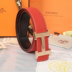 Hermes ha importato la cintura HR1002A Rosso Hermes ha importato la cintura HR1002A Rosso