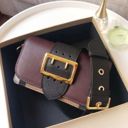 Hampshire Borsa a tracolla a quadri vintage A24581 Bordeaux