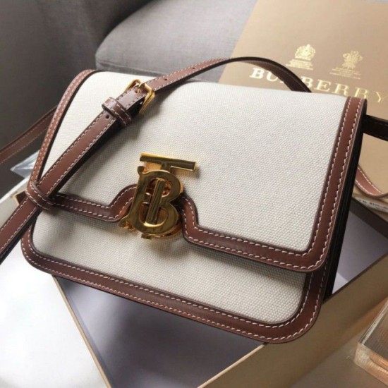 Replica Borsa TBberry piccola in pelle bianca