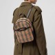 Replica Zaino piccolo in nylon con motivo Vintage check marrone Replica Zaino piccolo in nylon con motivo Vintage check marrone