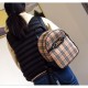 Replica Zaino piccolo in nylon con motivo Vintage check marrone Replica Zaino piccolo in nylon con motivo Vintage check marrone