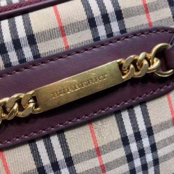 Borsa a tracolla con motivo Vintage check