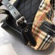 Replica Zaino Medium da donna con motivo Vintage check e banda con icona Replica Zaino Medium da donna con motivo Vintage check e banda con icona