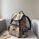 Replica Zaino Medium Men con motivo Vintage check e banda con icona Replica Zaino Medium Men con motivo Vintage check e banda con icona