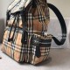 Replica Zaino Medium Men con motivo Vintage check e banda con icona Replica Zaino Medium Men con motivo Vintage check e banda con icona