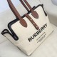 Replica Borsa Horseferry tote in tela stampa logo Caffè Replica Borsa Horseferry tote in tela stampa logo Caffè
