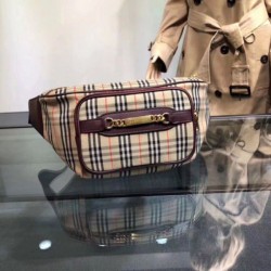 Borsa a tracolla con motivo Vintage check