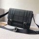 Replica Borsa a tracolla da uomo London Check nera