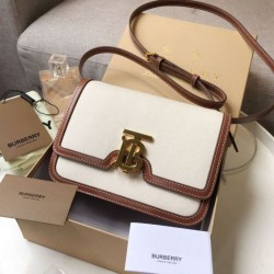 Borsa TBberry piccola in pelle bianca