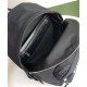 Replica Zaino in nylon stampa logo Nero Replica Zaino in nylon stampa logo Nero