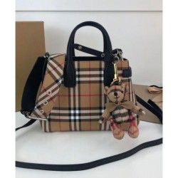 piccolo striscione in nero check vintage