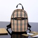 Replica Zaino piccolo in nylon con motivo Vintage check marrone Replica Zaino piccolo in nylon con motivo Vintage check marrone