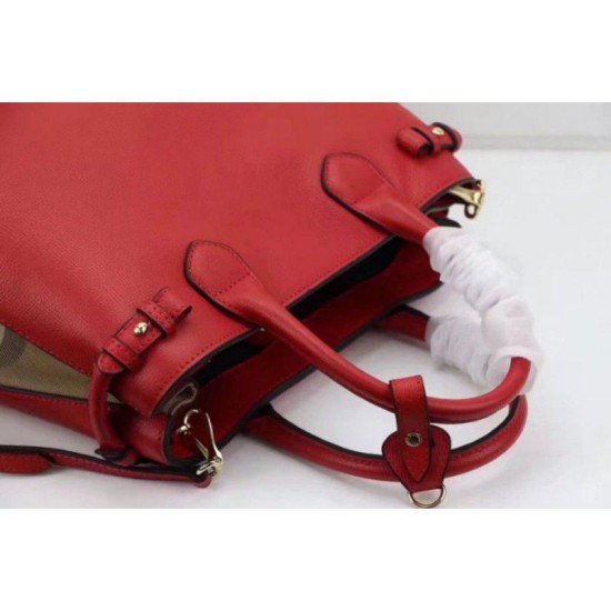 Replica Baby Banner House Check Borse Rosso